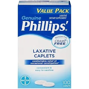 Phillip's Laxative Caplets 100 Caplets - product information 1