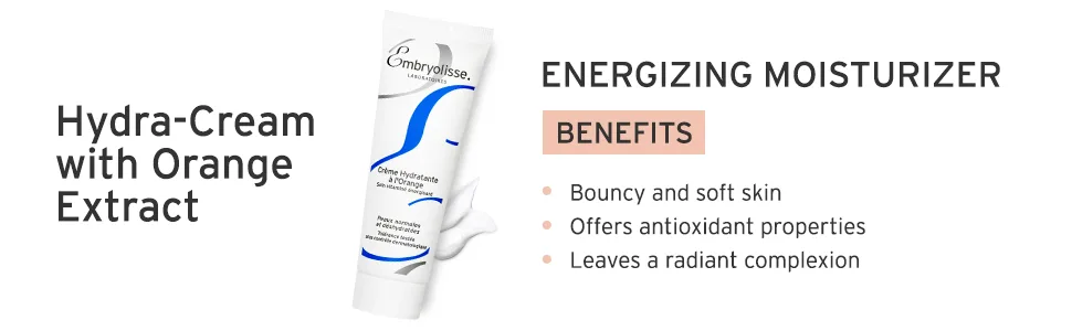 Embryolisse Hydra-Cream with Orange Extract Energizing Moisturizer 1.69 fl oz (50 ml) - Energizing Moisturizer