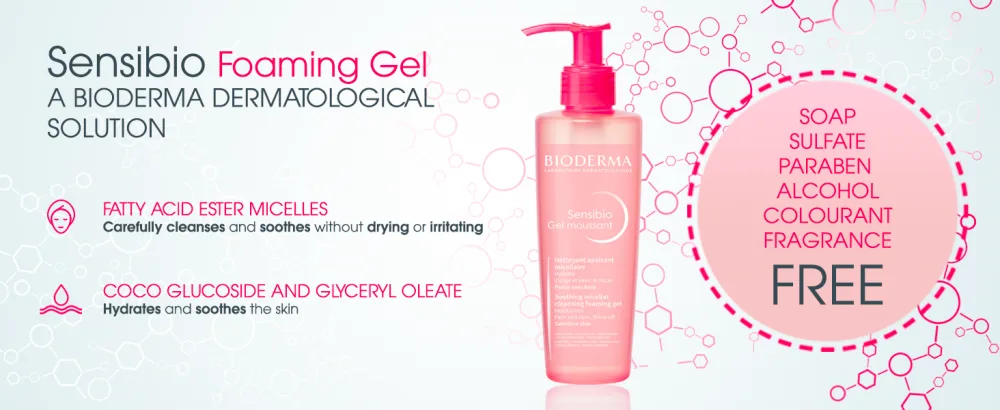 Bioderma Sensibio Soothing Micellar Cleansing Foaming Gel 6.7 fl oz (200 ml) - sensibio