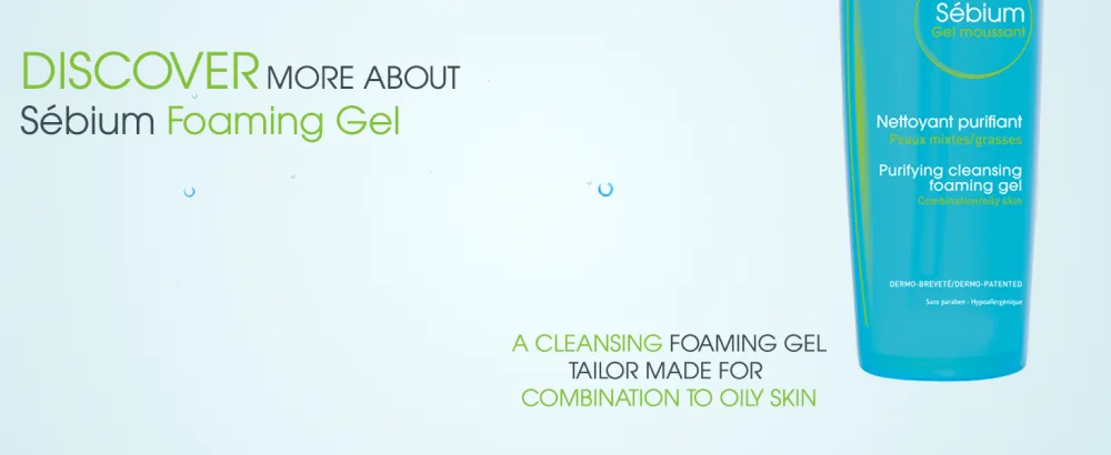 Bioderma Sebium Purifying Cleansing Foaming Gel 6.67 fl oz (200 ml) - sebium