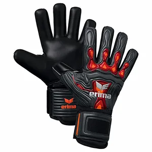 Erima Unisex Flex-ray Hardground Fs Goalkeeper Gloves 7 fiery coral/black - ERIMA Flex-Ray Hardground FS
