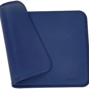 Amazon basics - water -repellent bowl pad made of silicone base for pet lining 47 x 29 cm blue single bed blue 47 x 29 cm single bed - product information 2