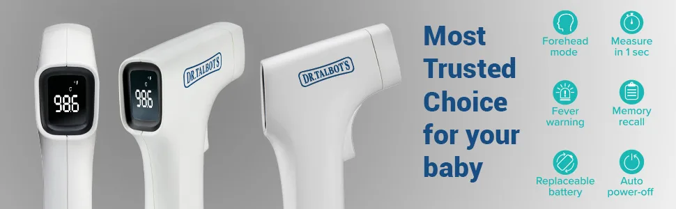 Dr. Talbot's Infrared Thermometer White 1 Thermometer - Most, trusted, choice, for, baby, thermometer, infrared, dr, talbot