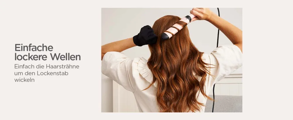 Babyliss curl and wave trio multi -style professional curling iron with 3 attachments for curls waves and beach waves soft pink ms750e new black/pink - MS750E