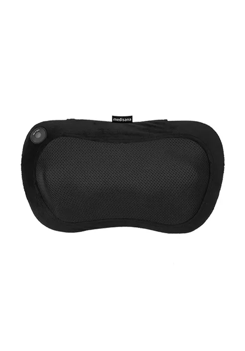 Medisana MC 840 Shiatsu Massage pillow massage device with heat function ideal for neck shoulder back & legs including red light function and remote control 4 rotating massage heads flat design - MC 200
