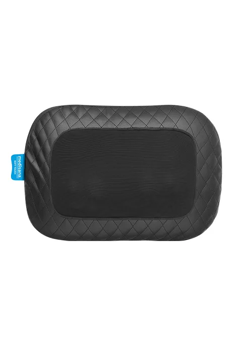 Medisana MC 840 Shiatsu Massage pillow massage device with heat function ideal for neck shoulder back & legs including red light function and remote control 4 rotating massage heads flat design - MCG 800
