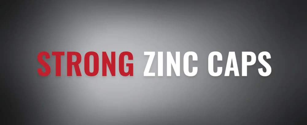 WEIDER Strong Zinc Caps high dose premium quality 25 mg zinc per capsule 120 capsules immune system - Zing Caps A+