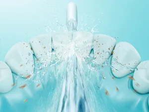 Panasonic Oral Irrigator EW1211 (mobile cordless and rechargeable electric) blue/white - product information 5