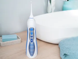 Panasonic Oral Irrigator EW1211 (mobile cordless and rechargeable electric) blue/white - product information 6