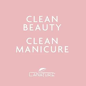 LaNature water-based nail polish - VEGAN - Waterbased Peel-Off Nail Polish - two color set including top coat - Nude Colors - Clean Beauty