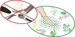 1-2 Peel - Callus sock - Soft feet with just one application - Original recipe from Japan - product information 2