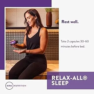 MRM Relax-All Sleep 60 Vegan Capsules - product information 3