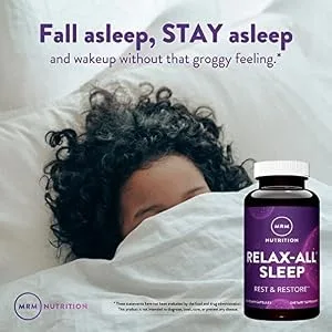 MRM Relax-All Sleep 60 Vegan Capsules - product information 5