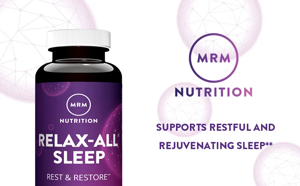 MRM Relax-All Sleep 60 Vegan Capsules - MRM Nutrition
