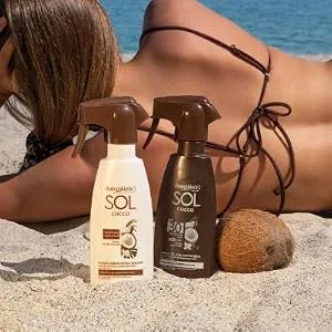 Bottega Verde Sol Coco sun milk - browning intensive - with browning activator and coconut milk (200 ml) - water -resistant high protection SPF 30 - BOOTTEGA GRÜNE SOLL COCOCO
