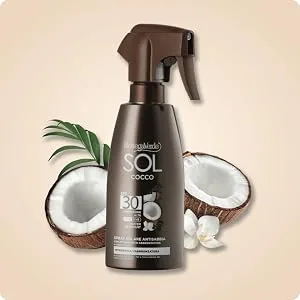 Bottega Verde Sol Coco sun milk - browning intensive - with browning activator and coconut milk (200 ml) - water -resistant high protection SPF 30 - BOOTTEGA GRÜNE SOLL COCOCO
