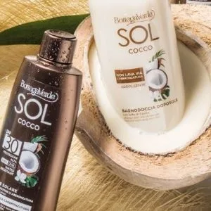 Bottega Verde Sol Coco sun milk - browning intensive - with browning activator and coconut milk (200 ml) - water -resistant high protection SPF 30 - BOOTTEGA GRÜNE SOLL COCOCO