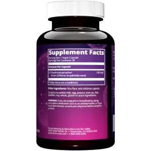 MRM 5-HTP 100 mg 60 Vegan Capsules - product information 3