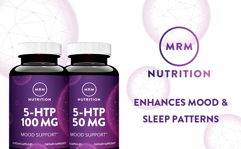 MRM 5-HTP 100 mg 60 Vegan Capsules - MRM Nutrition