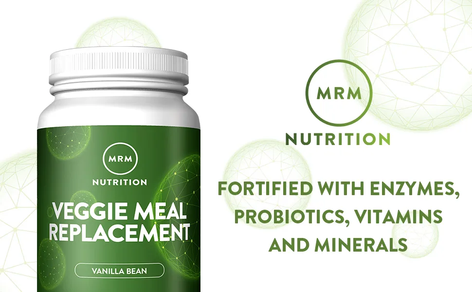 MRM Veggie Meal Replacement Vanilla Bean 3 lbs (1361 g) - MRM Nutrition