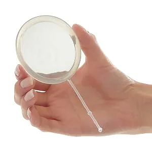 Lumma menstrual disk - with a carrying bag & silicone thread for effortless removal - leak -proof comfortable & sustainable tampon alternative sustainable silicone - medium cervix transparent - Tampon