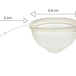Lumma menstrual disk - with a carrying bag & silicone thread for effortless removal - leak -proof comfortable & sustainable tampon alternative sustainable silicone - medium cervix transparent - Tampon