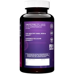 MRM Biotin 60 Vegan Capsules - product information 5