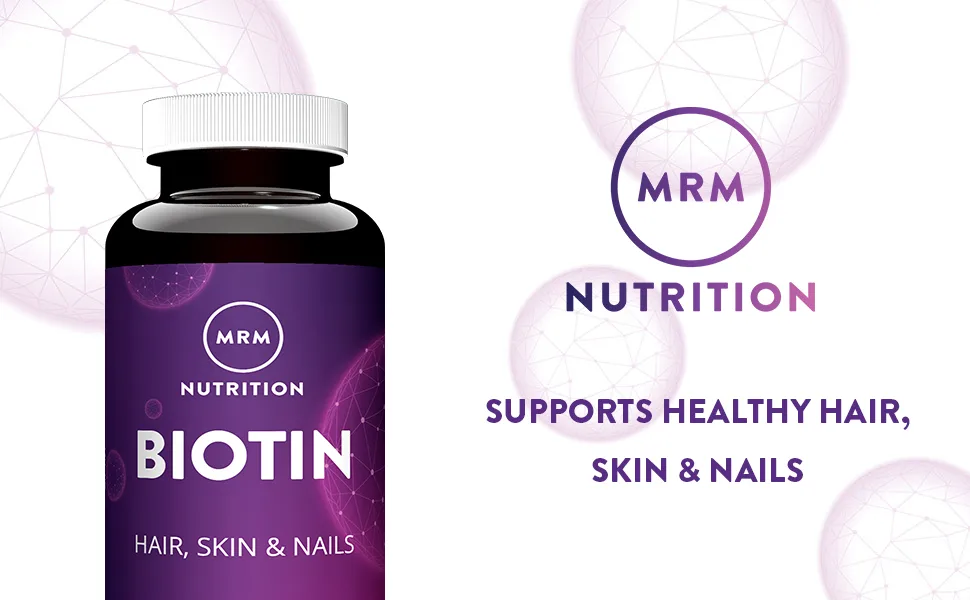 MRM Biotin 60 Vegan Capsules - MRM Nutrition