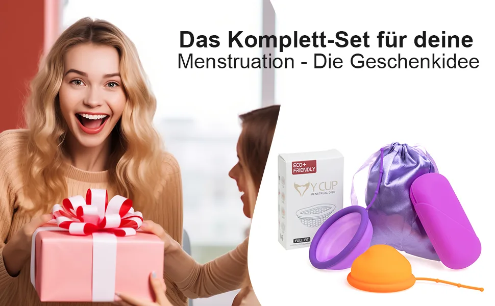 Reusable periodic disc sustainable menstrual disc as an alternative to tampons and menstrual cup with two sizes and storage bags - product information 3