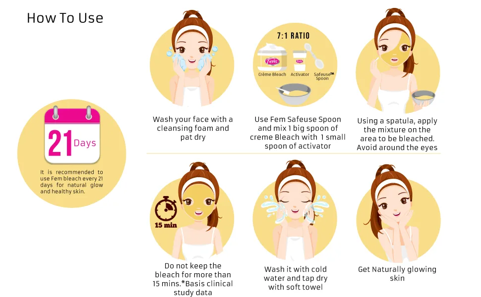 Fem gold ultra cream bleach 30 g - product information 7