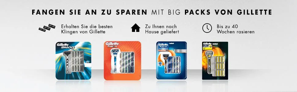 Gillette Mach3 Razor Blades 11er + Razor For Men - Gillette Mach3 Rasierklingen (Plus Rasierer), 12 Stück