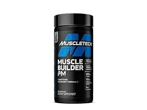 Muscletech Muscle Builder PM Nighttime Recovery Formula - 90 Capsules - Muscle builder PM