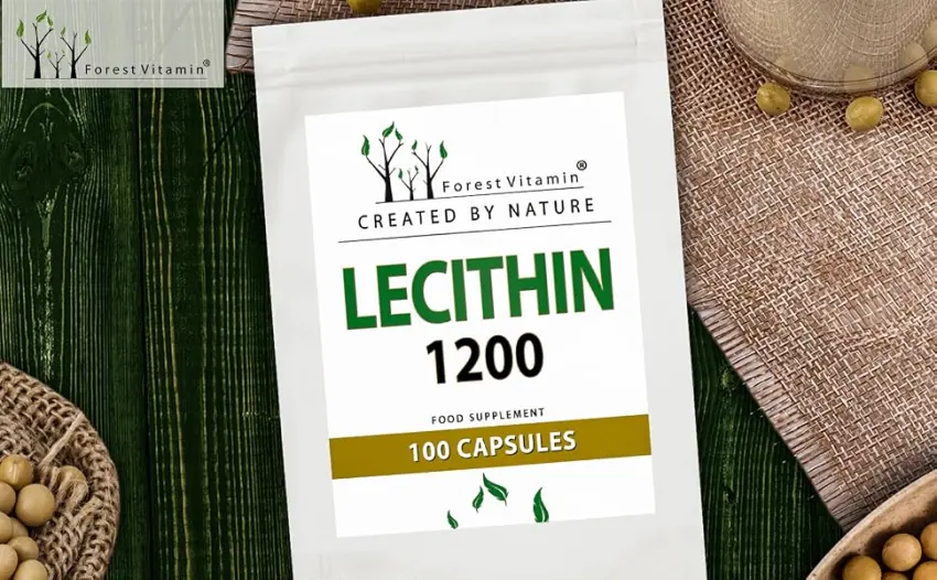 Forest Vitamin - Lecithin 1200-100 capsules - soy lecithin - memory & concentration - product information 4