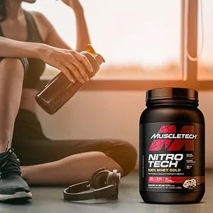 Muscletech Nitro Tech 100% Whey Gold Cookies and Cream 2 lbs (907 g) - ALL KILLER. NO FILLER.