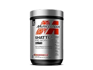 Muscletech Shatter Pre-Workout Elite Glacier Berry 1.01 lbs (459 g) - Shatter