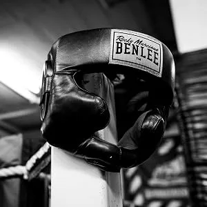 BENLEE Headguard made of synthetic leather Full Protection Black L-XL Single - dwef