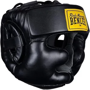 BENLEE Headguard made of synthetic leather Full Protection Black L-XL Single - jkihji