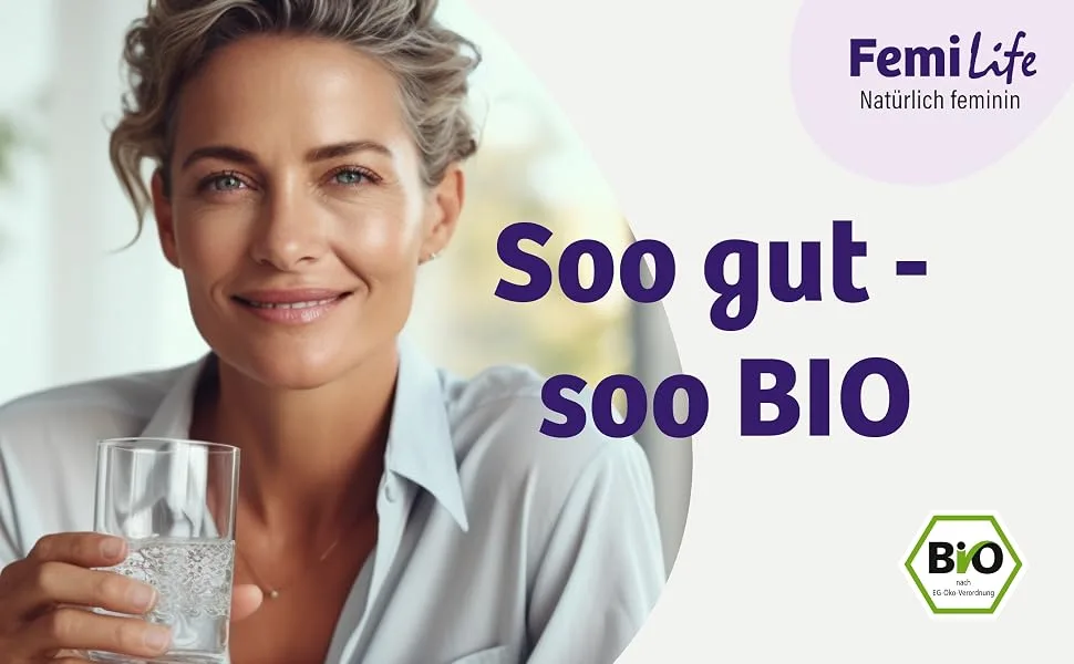 Femilife Bio Mnchspfeffer - 4: 1 extract from Agnus Castus (10mg per tablet) - 240 tablets - Small & easy to swallow vegan made in Germany - Mönchspfeffer Titel