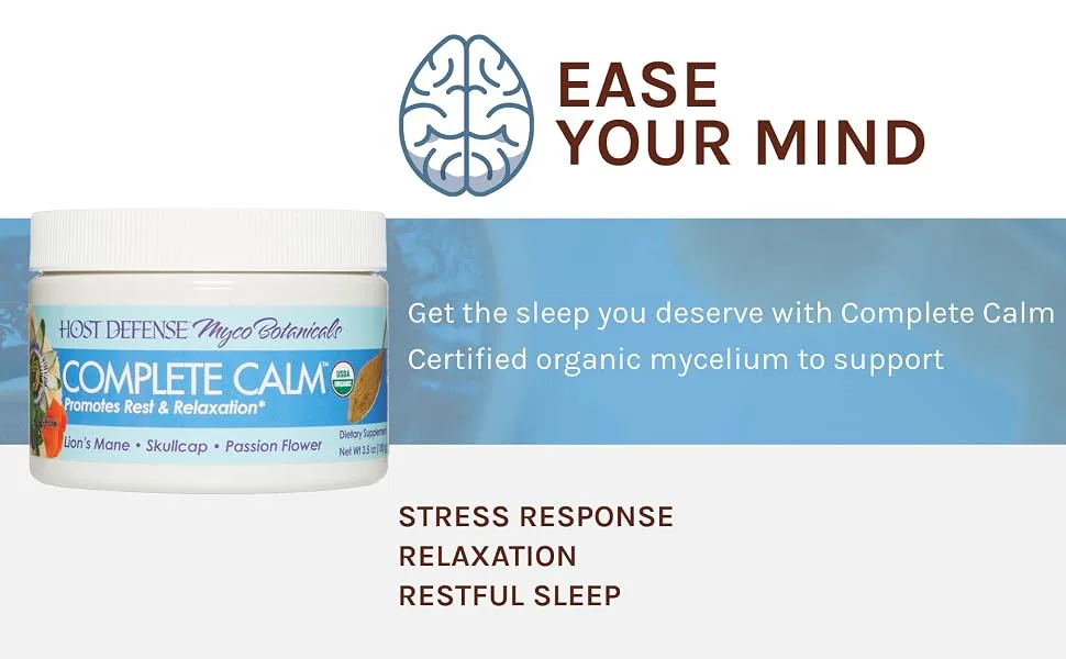 Fungi Perfecti Myco Botanicals Complete Calm 3.5 oz (100 g) - Ease your mind