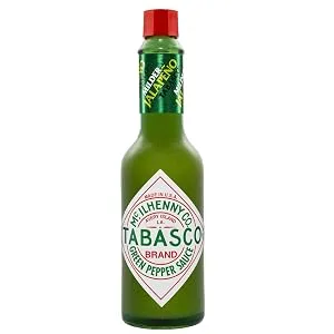 Tabasco Pepper Sauce - 350 ml / 0.35 liter glass bottle - original - 100% natural ingredients - hot chili sauce - product information 9