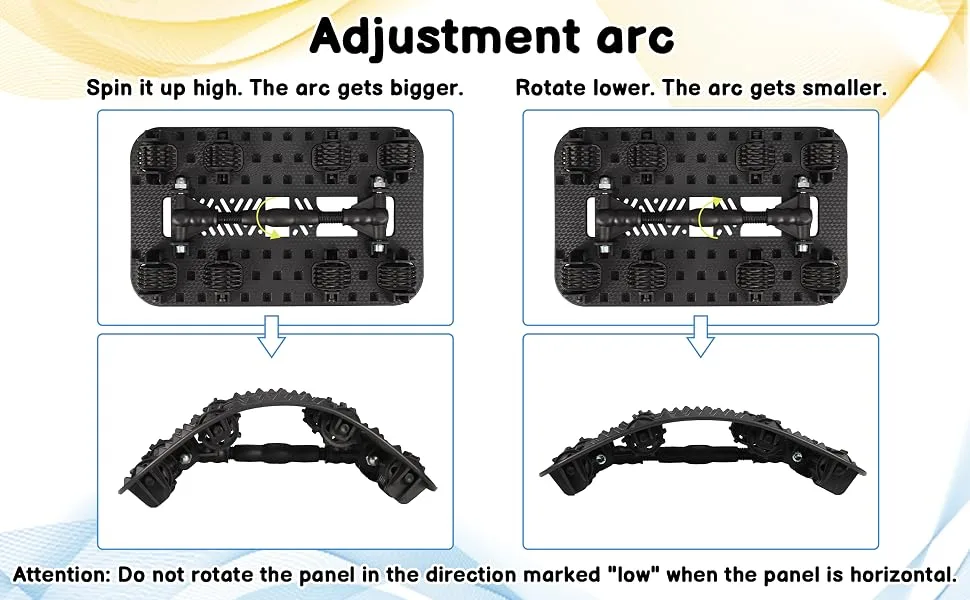 Utensilsto back extensor device backhone back massage device -2024 improves neck and backers for lumbar spine adjustable multi -stage lumbar supports with massage tooth wheels black+purple - Rückendehner