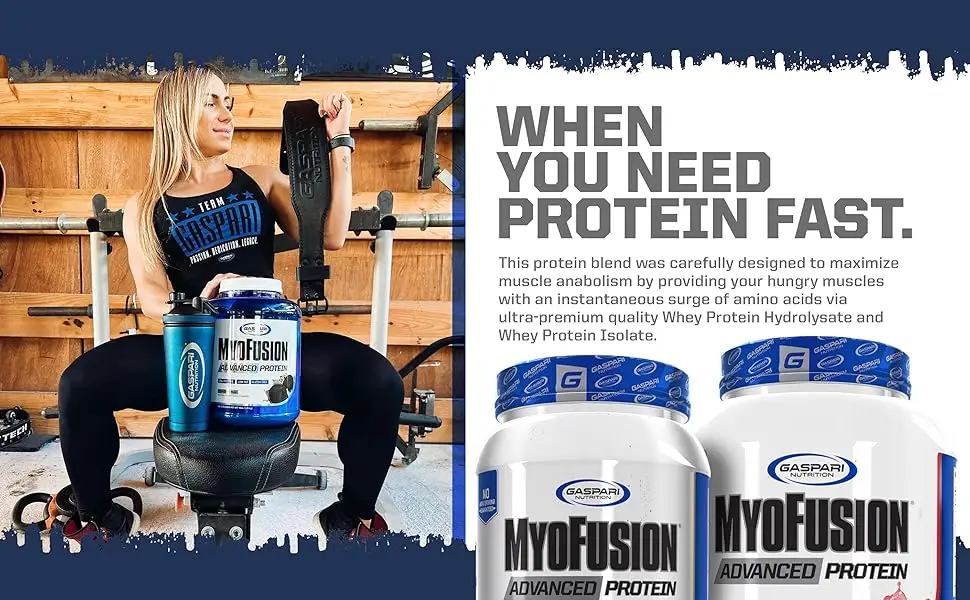 Gaspari Nutrition MyoFusion Advanced Protein Vanilla Ice Cream 4 lbs (1814 g) - product information 4
