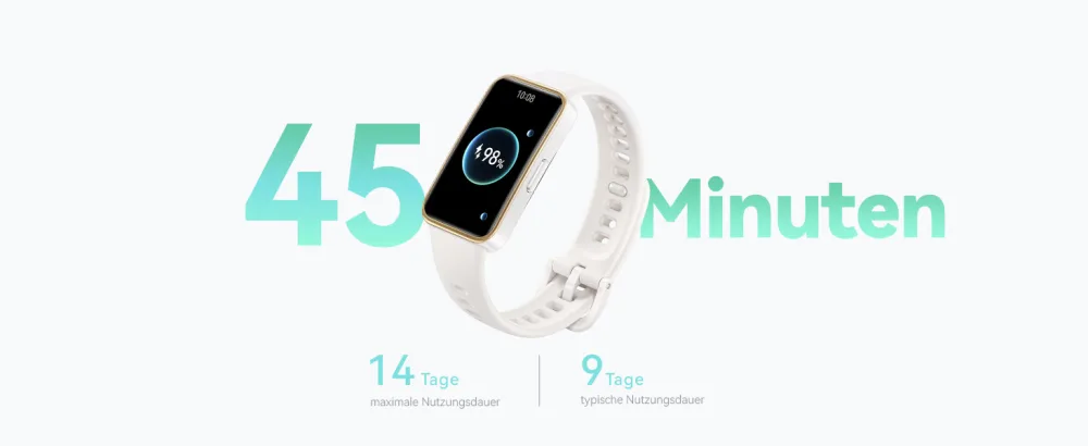 Huawei Volume 9 comfortable wearing Trusleep 4.0 scientific sleeping tracking up to 14 days of battery life 100 training modes iOS & Android Blue 6 months extended guarantee Amazon exclusively  - band 9