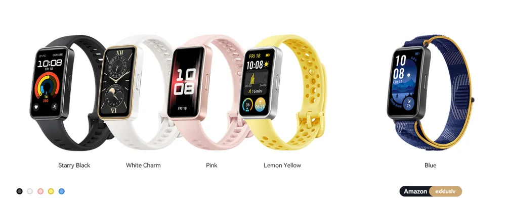 Huawei Volume 9 comfortable wearing Trusleep 4.0 scientific sleeping tracking up to 14 days of battery life 100 training modes iOS & Android Blue 6 months extended guarantee Amazon exclusively  - band 9