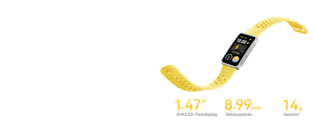 Huawei Volume 9 comfortable wearing Trusleep 4.0 scientific sleeping tracking up to 14 days of battery life 100 training modes iOS & Android Blue 6 months extended guarantee Amazon exclusively  - band 9