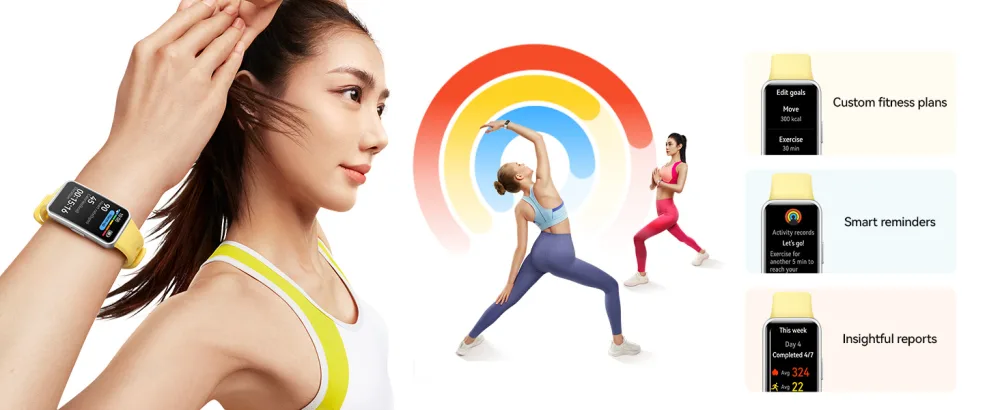 Huawei Volume 9 comfortable wearing Trusleep 4.0 scientific sleeping tracking up to 14 days of battery life 100 training modes iOS & Android Blue 6 months extended guarantee Amazon exclusively  - band 9