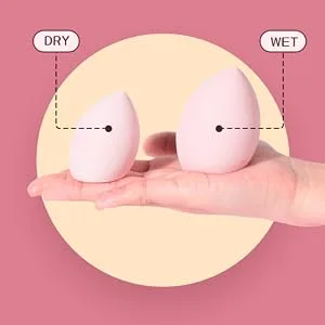 Aiqinu 6 pieces make -up sponge foundation beauty blender makeup sponge set beauty sponge for liquid foundation powder foundation puff cosmetics tools - product information 6