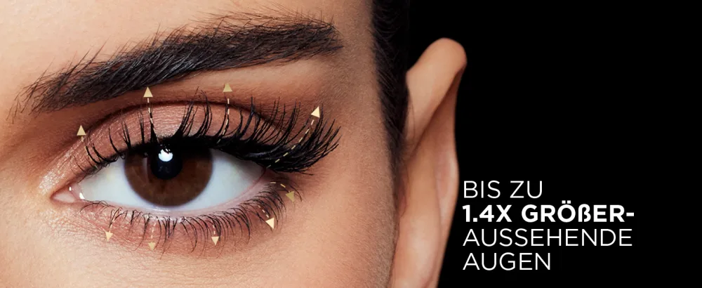 L'Or al Paris Mascara mascara for extra definition and extra volume with panoramic brush and panorama effect volume million lashes black (black) 1 x 10.5 ml - product information 5