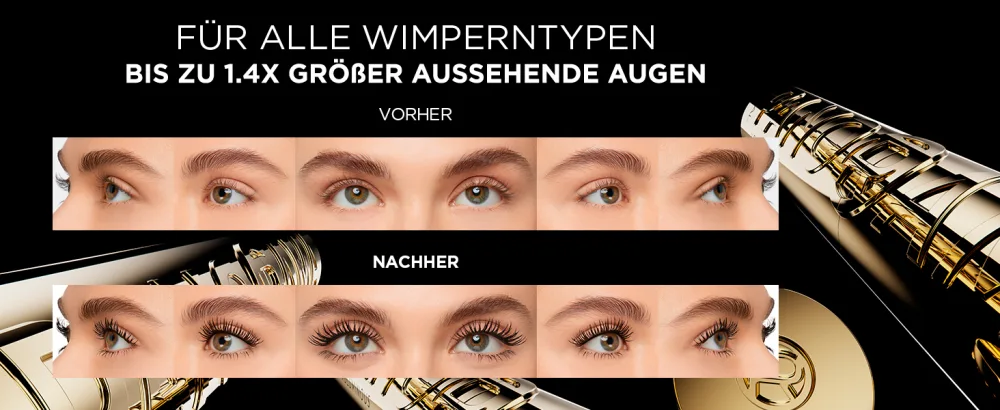 L'Or al Paris Mascara mascara for extra definition and extra volume with panoramic brush and panorama effect volume million lashes black (black) 1 x 10.5 ml - product information 6