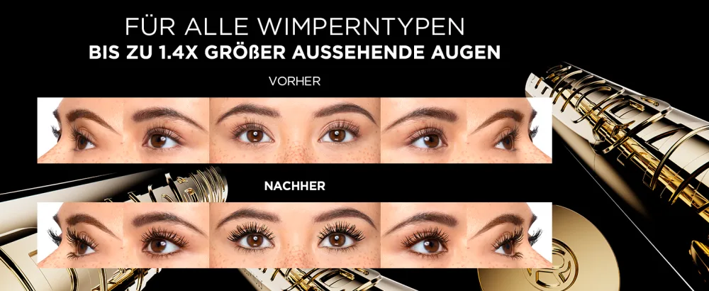 L'Or al Paris Mascara mascara for extra definition and extra volume with panoramic brush and panorama effect volume million lashes black (black) 1 x 10.5 ml - product information 7